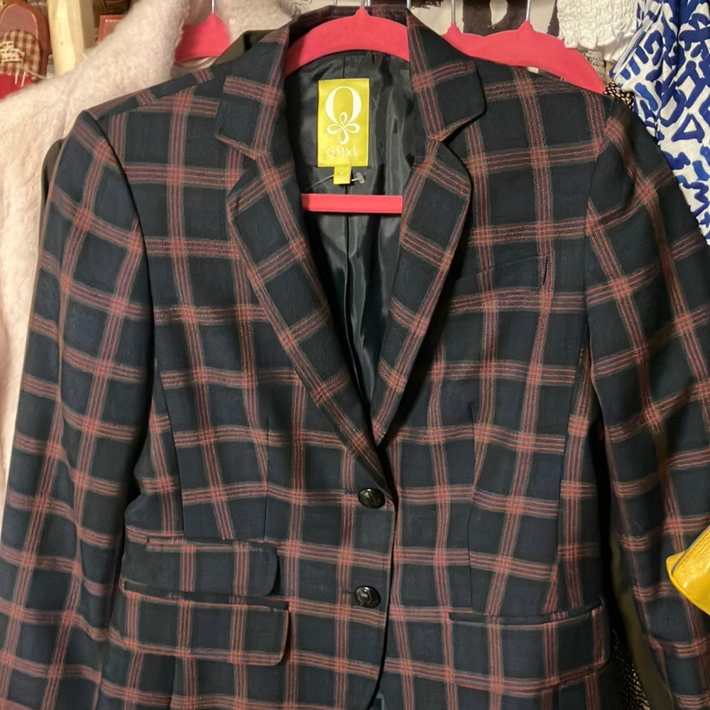 QMack 4 plaid blazer